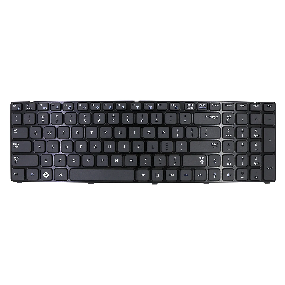 Новая клавиатура для ноутбука США ДЛЯ samsung R580 R590 ноутбук Черный TECLADO
