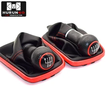 5 6 سرعة 23 مللي متر كروم سيارة التصميم والعتاد التحول المقبض gator التمهيد ل Volkswagen VW بورا جولف MK4/4 IV/جيتا GTI 1999-2005(China)