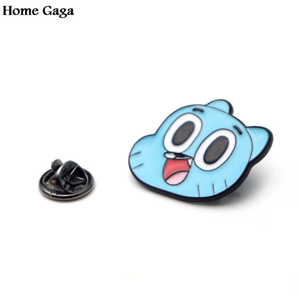 

10pcs/lot Homegaga The Amazing World of Gumball Zinc pin para backpack clothes medal for hat shoe badge brooches for women D0909