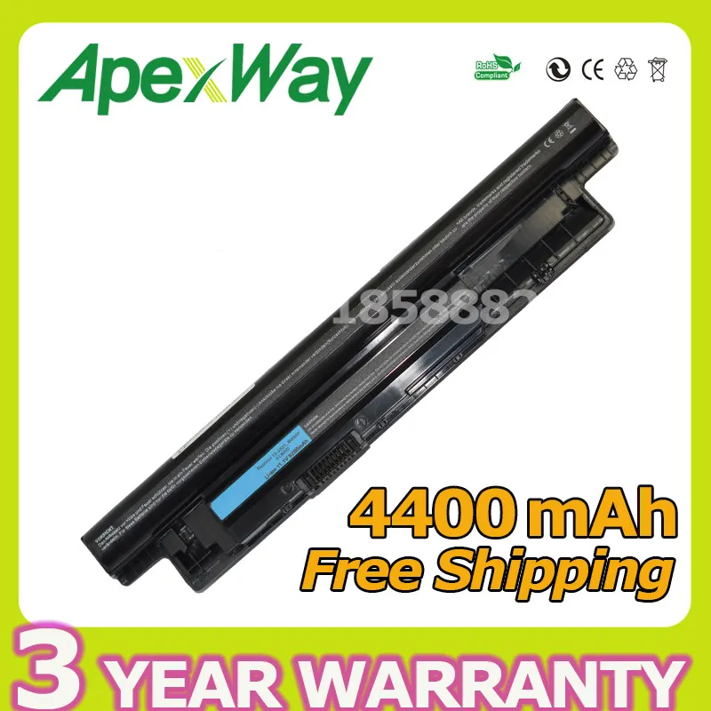 

Apexway 6 Cells Battery for Dell MR90Y 6K73M 312-1387 for Vostro Inspiron 2521 2421 17R 5721 3721 15R 5521 3521 14R 5421 3421
