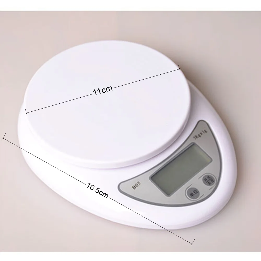 Портативные цифровые весы, светодиодный, электронные весы, 5 кг/1 кг, Почтовые весы для измерения веса, кухонные, светодиодный, электронные весы