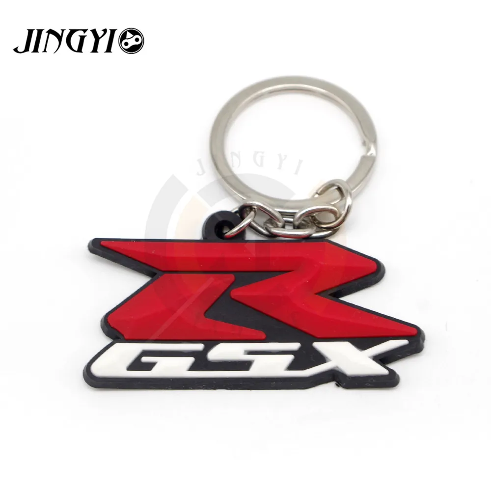 

Stylish Soft Rubber Motorcycle Decorative Accessories Moto Keychian Key Chain 3D Key Ring FOR Suzuki GSXR GSX-R 600 750