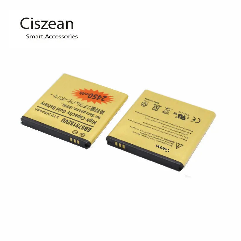 Ciszean 10 шт./лот 2450 мАч EB575152VU золото Батарея для Samsung Galaxy S i9000 i9003 I9001 i919 Epic 4 г i9088 i897 i909 T959 m110s