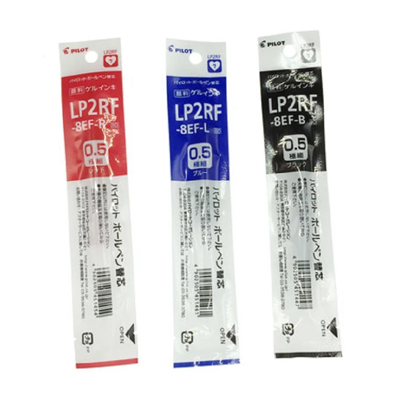 Черная синяя красная гелевая ручка Pilot 10 шт./Лот 0 5 мм|pen refills|refill penrefill gel pen |