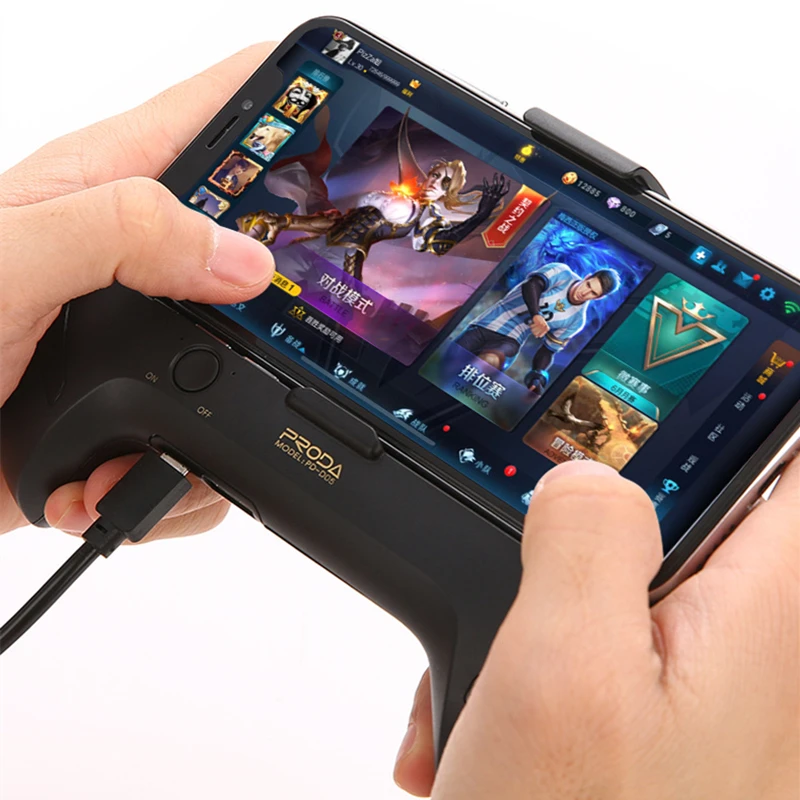 

Game Handle Heatsink Phone Holder Cooling Fan Handle Phone Gamepads Phone Holder Charging Power Bank For Samsung/iphone/xiaomi