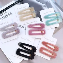 2 шт./компл. Заколки для волос для девушек и женщин; элегантные челка зажим шпильки сладкий Головные Уборы Заколка Ins боковой зажим G0405