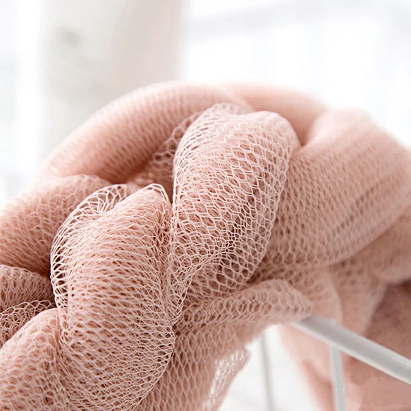Bathroom Back Scrubber Washcloth Mesh Shower Bombs Loofahs Body Scrub Anti-Cellulite Sponges Brush Bath Body Massage Brush