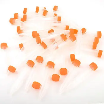 

100 Pcs Screw Mouth Covered Clear Plastic Centrifuge Tubes 10ml 0.33oz