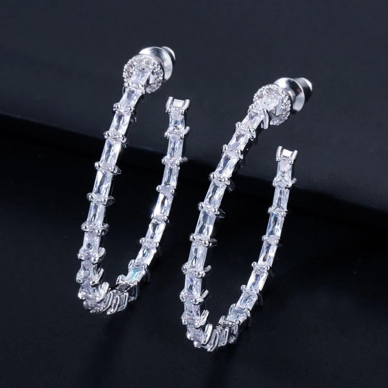 large hoop earrings