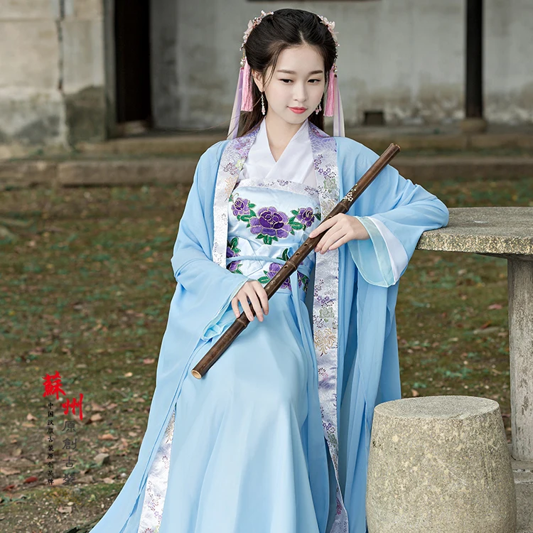 hanfu blue