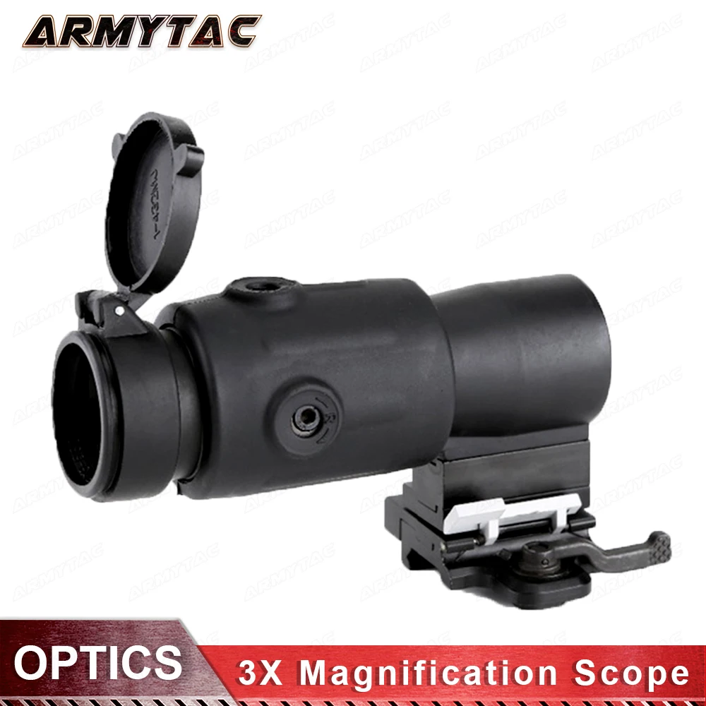 

Tactical Magnification 3X Scope Quick Release for Hunting Rifle with Picatinny 20mm Rail Flip to Side Mount Hunting