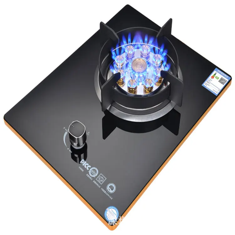 Nine Chamber Fierce Fire Liquefied Gas Bulit in Gas Hobs Embedded Natural Gas Desktop Energy Saving