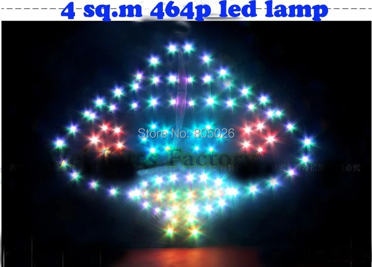 free shipping high quality 4 sq.m led kite fun ufo kite 464 p Super