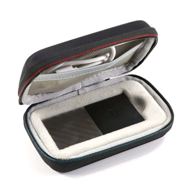 EVA Жесткий Чехол для WD My Passport SSD Портативный для хранения 1 ТБ& 2 ТБ& 256 ГБ и 512 ГБ путешествия защитный чехол-сумка для хранения