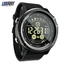 LOKMAT Smart Watch Sport Pedometer font b Waterproof b font IP68 Bluetooth Men Digital Clock Call