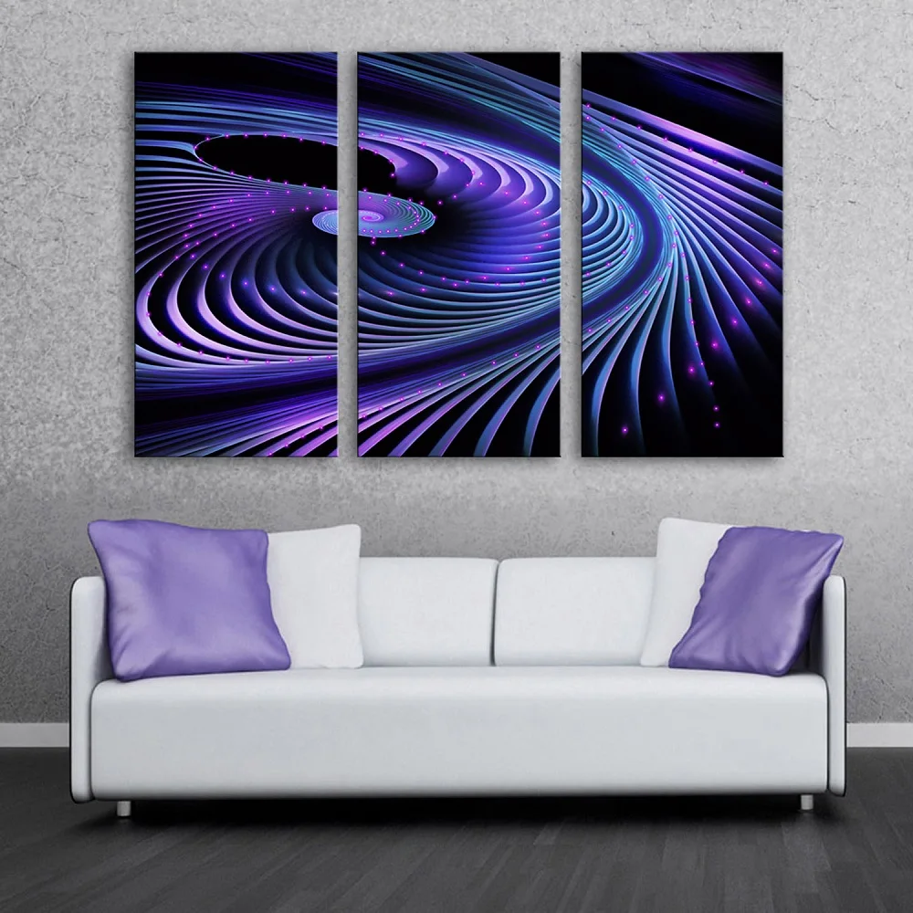 Unique Design Yc Stretched Led Canvas Print Art The Revolve Flash