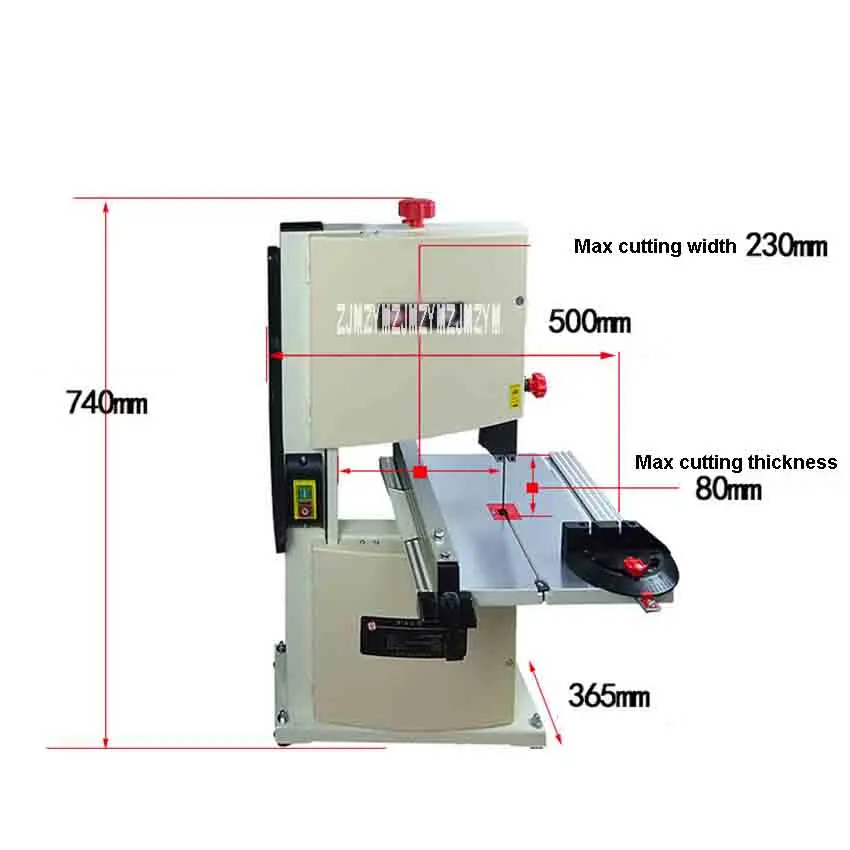 Многофункциональный деревообрабатывающий ленточно-отрезной станок бытовой Будда машина для резки борта 9-дюймовый ленточно-пильный станок 220 V/50 HZ 350W
