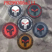 3D ПВХ патч Бог будет осуждать наших противников Wewill ARRANGETHEMEETING SEAL TEAM 6 Каратель Череп Резиновый патч