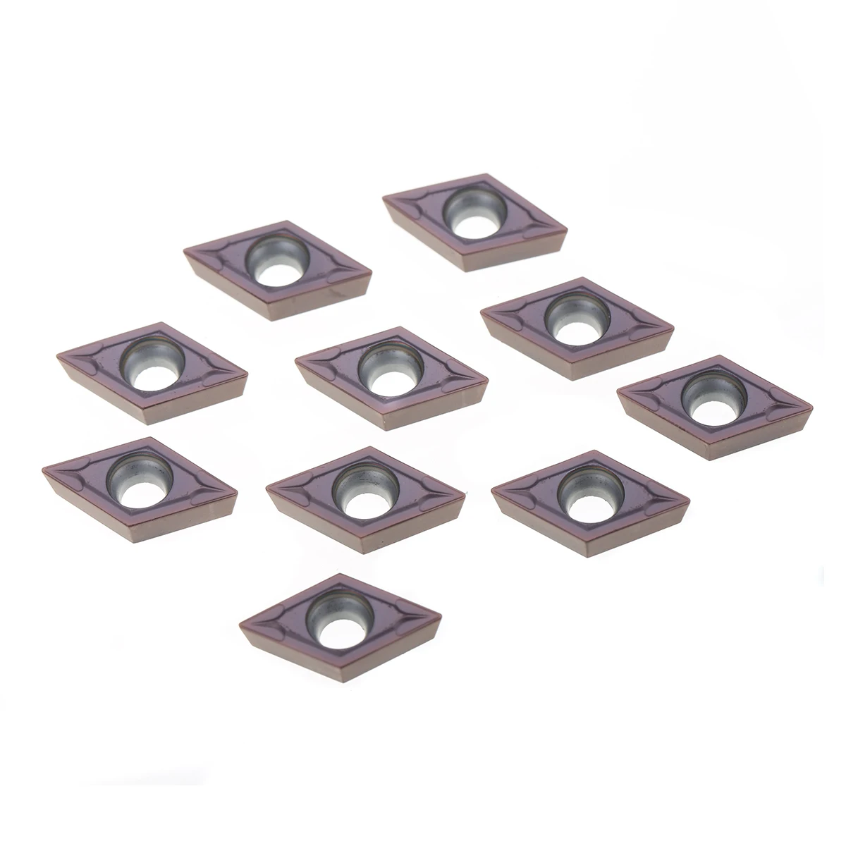 10pcs DCMT11T304 VP15TF CNC Carbide Inserts Blades Lathe Turning Tool w//box ST