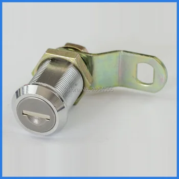 

10 pcs 30mm waterproof dustproof tubular show case door cam lock with different keys