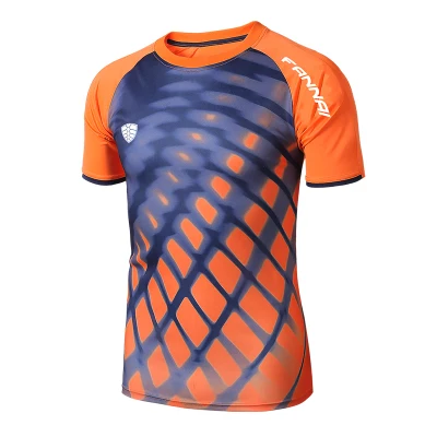FANNAI Men's Running T-Shirts Fitness Running Shirt Gym Hiking Tennis Quick Dry Sportwears 2Colors786786