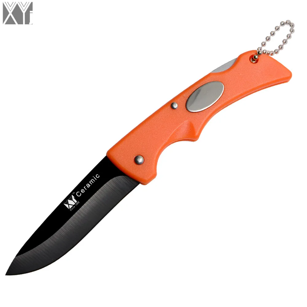 XYj Brand 1Pcs Ceramic Folding Knife Camping Cooking Ceramic Knife New