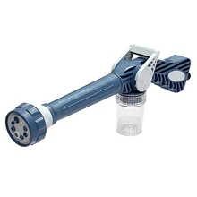 Jet Water & Soap Dispenser Cannon 8 in 1 Nozzle Multi Function Garden Spray Tool