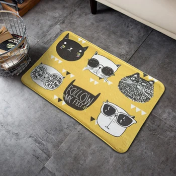 

Bathroom Carpet Doorway Floor Antiskid Animal head Mat Kitchen Carpet Rugs Doormat