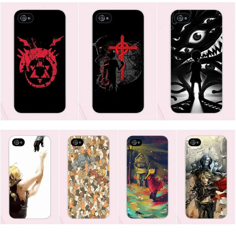 

For iPhone X 4 4S 5 5C SE 6 6S 7 8 Plus Galaxy A3 A5 J1 J3 J5 J7 2015 2016 2017 Back Phone Case Japanese Fullmetal Alchemist Fma