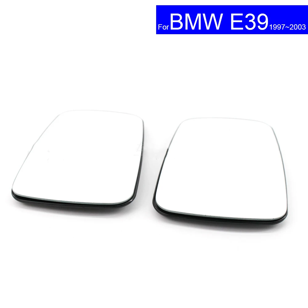 Car Side Rear View Mirror Convex Glass for BMW E39 1997 1998 1999 2000