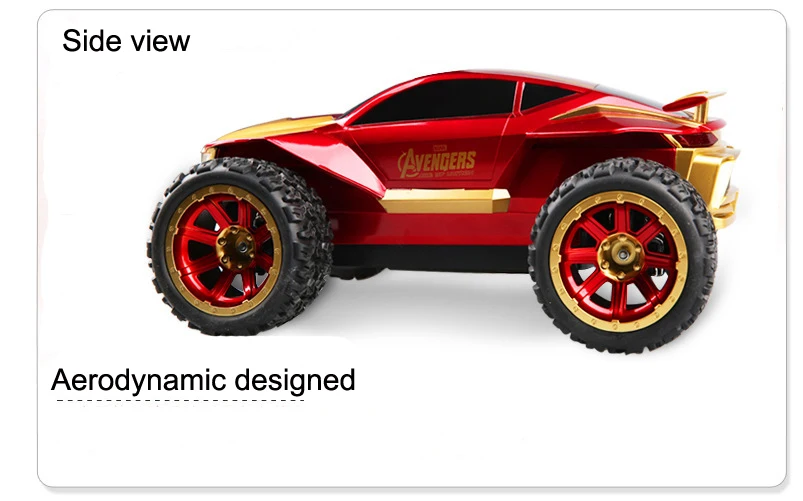 Новинка, хит, 25 км/ч, 1/14, Мстители, Железный человек, пульт дистанционного управления, Радиоуправляемый автомобиль M012, 4WD, рок-сканеры, внедорожник, Железный человек, гоночный автомобиль, игрушки