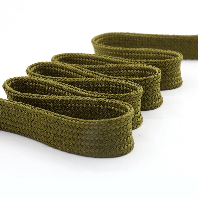 5 м мягкий хлопок нейлон рукав провода кабель плетеный рукав Защита расширяемый кабель рукав высокой плотности кабельные рукава армейский зеленый
