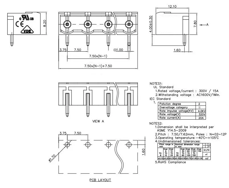 KF2EDGRC 7,5 2P~ 12P разъем PCB вставной TEMINAL блок 2EDGRC 7,5 мм 2PIN~ 12PIN GMSTBA 2,5G 1766343 PHOENIX контакт DEGSON