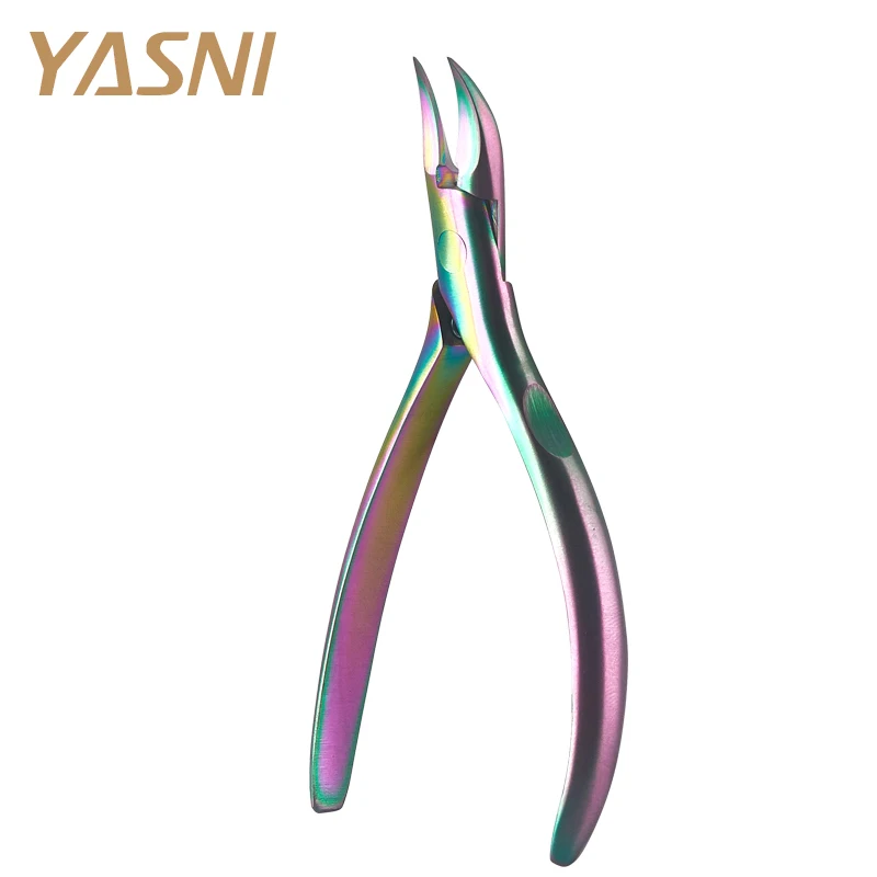 

Nail Clipper Cuticle Scissors Pedicure Tools Nipper Podiatry Cutter Manicure Remover Pliers Toe Trimmer Technicolor NT73