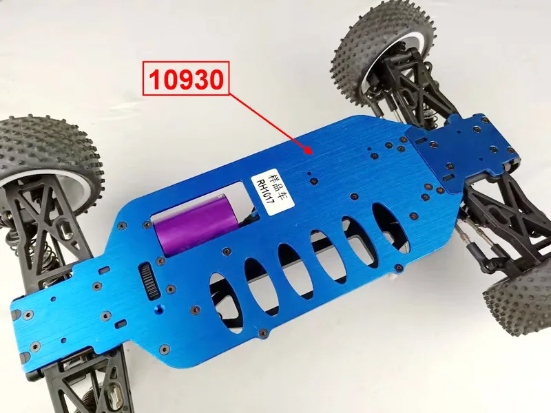 10930 пластина шасси(алюминий) 1 комплект, VRX Racing 1/10 Масштаб rc автозапчасти, шасси алюминиевые аксессуары для модернизации