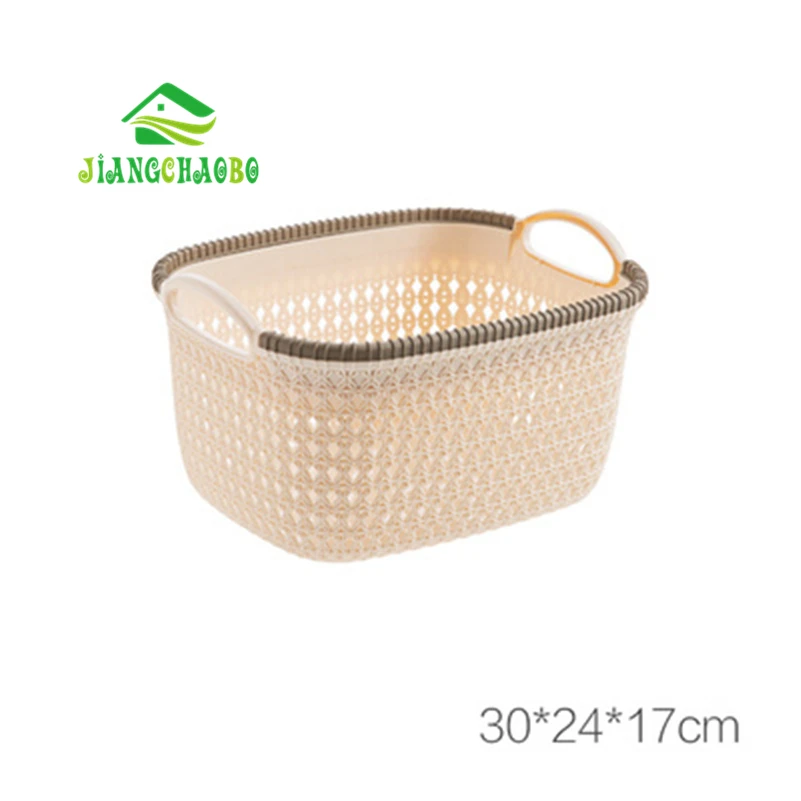 JiangChaoBo имитация ротанга пустотелая корзина для хранения Коробка еды перекуса