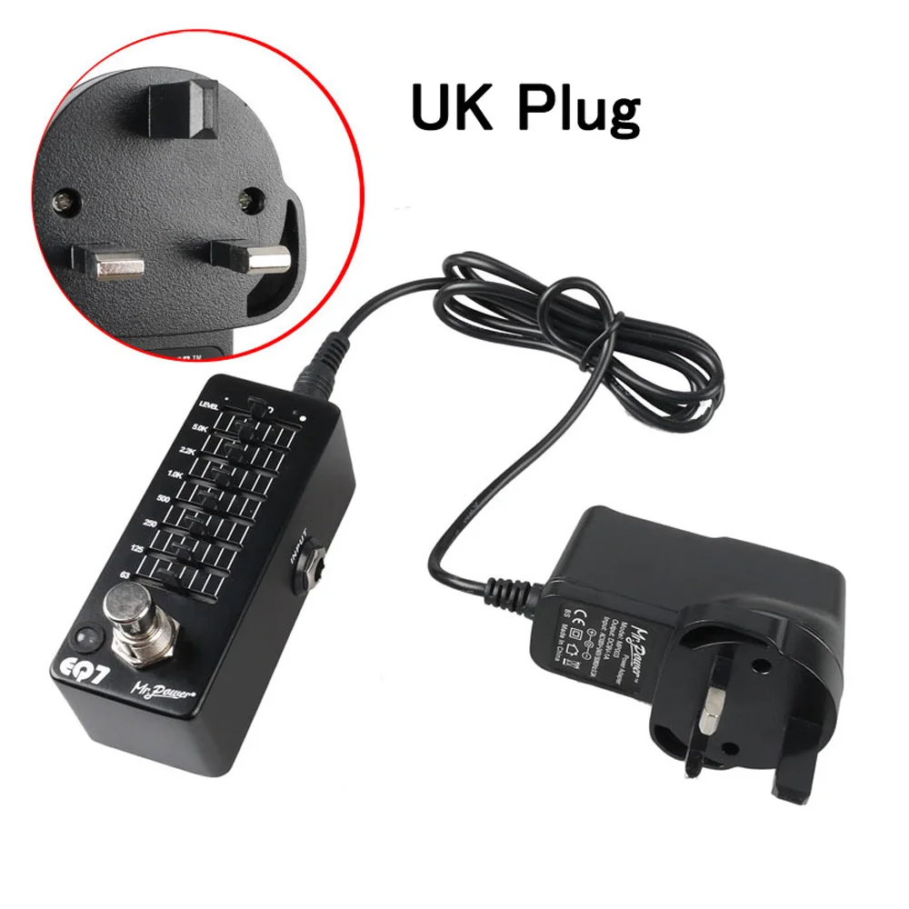 EQ7 Effect Pedal with power supply 5