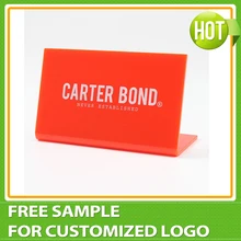 Изготовленный На Заказ акрил, Логотип фирменный дисплей акриловый логотип блок табличка вывеска таблички поп стенд