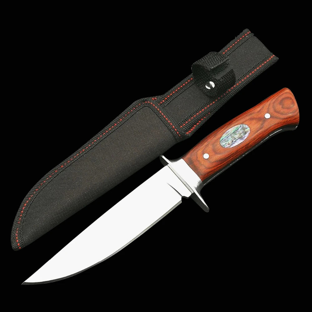 Дешевый ToughKeng K316B фиксированным лезвием ножи охотничий нож 5Cr13 стальное лезвие деревянной ручкой на открытом воздухе кемпинг выживания
