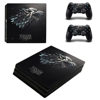 

Game of Thrones Winter is Coming PS4 Pro Skin Sticker Decal Vinyl for Playstation 4 Console and 2 Controllers PS4 Pro Sticker