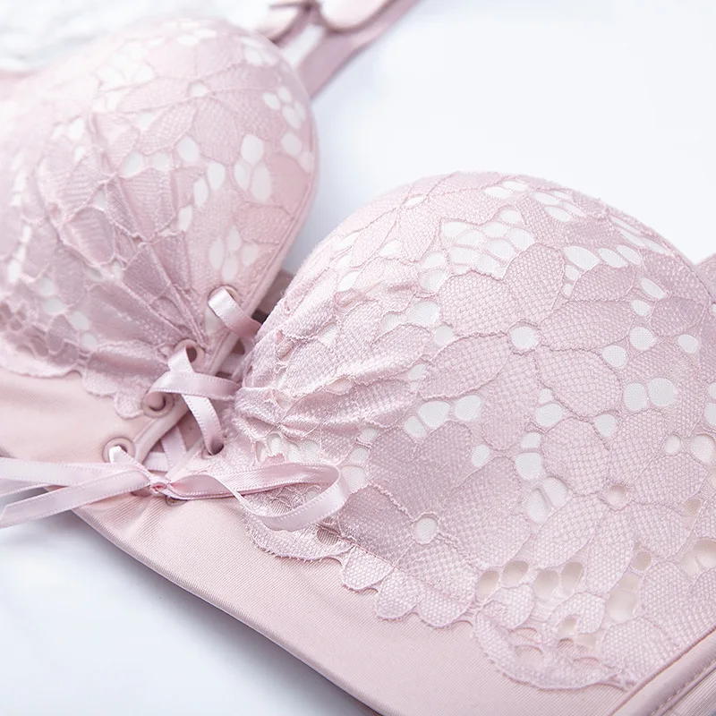 Sexy ramínek neviditelná podprsenka bezešvý spodky krajka strappy strčit nahoře podprsenky wire-free seřídit dámská intimates