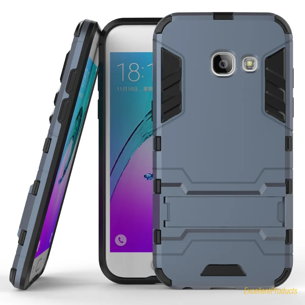 

For Samsung A3 A5 A7 2017 Hybrid Armor Phone Case Silicone TPU + Hard PC Cover Cases For A3 A5 A7 2016 A5 A8 2018 Capa Fundas