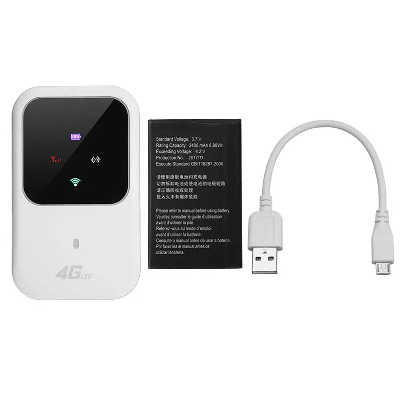 M80 Portable Hotspot 4G Lte Wireless Mobile Router Wifi Modem 150Mbps 2 4G Wifi Box Data 2