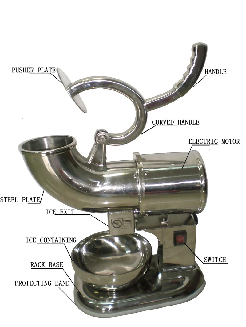 110 v 220 v полностью нержавеющая сталь машина для приготовления мороженого, производитель бритвы, дробилка для льда, блендер для льда для молочного чайного магазина