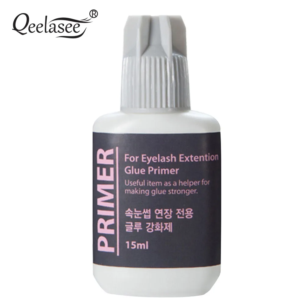 

15ml Glue Primer Used on Roots of False Eyelashes Make Eyelash Glue stronger Keep Lashes Stay Longer