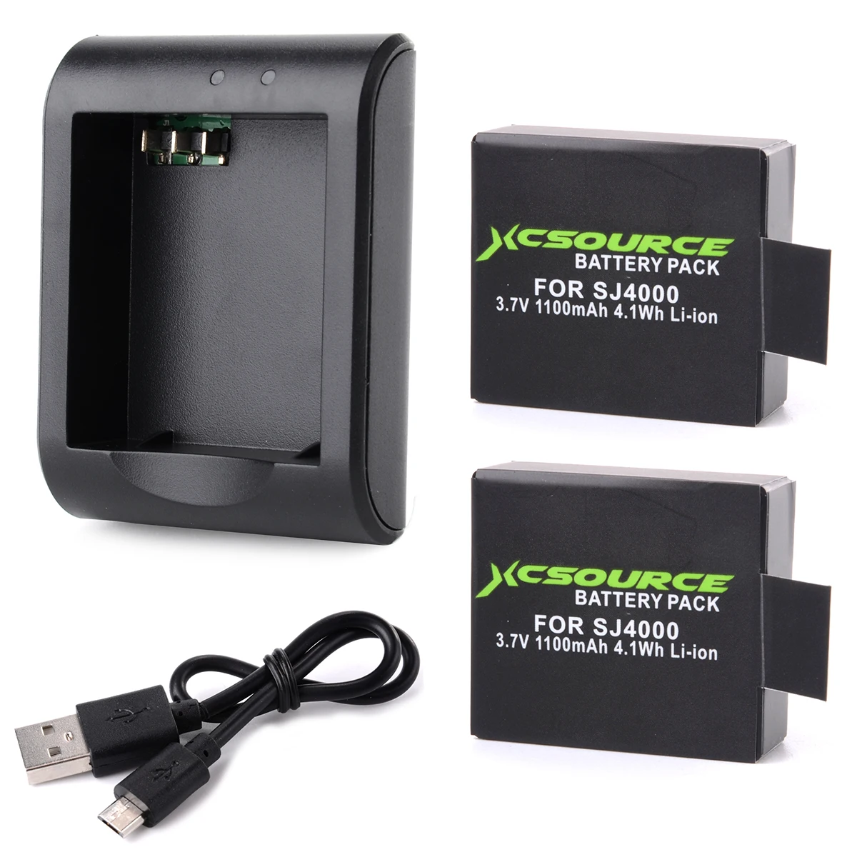 Xcsource Micro USB   2  1100 mAh     Actiong SJ4000   BC426