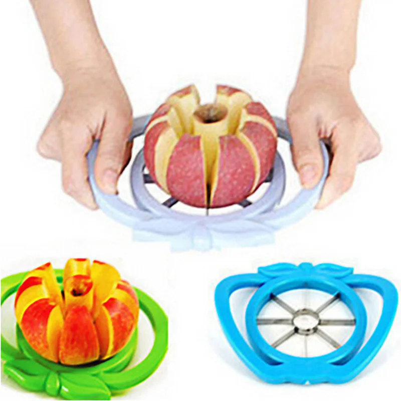 

Kitchen Apple Slicer Corer Cutter Pear Fruit Divider Tool Comfort Handle for Kitchen Apple Peeler Fast Shipping F036