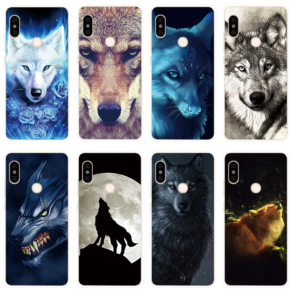 Чехол для телефона Xiaomi Redmi 7 Note Pro 6 6A 4 5A 5 Plus Prime Cover Wild Wolf узорчатый чехол 4X 4A Y1 Lite Y2 |