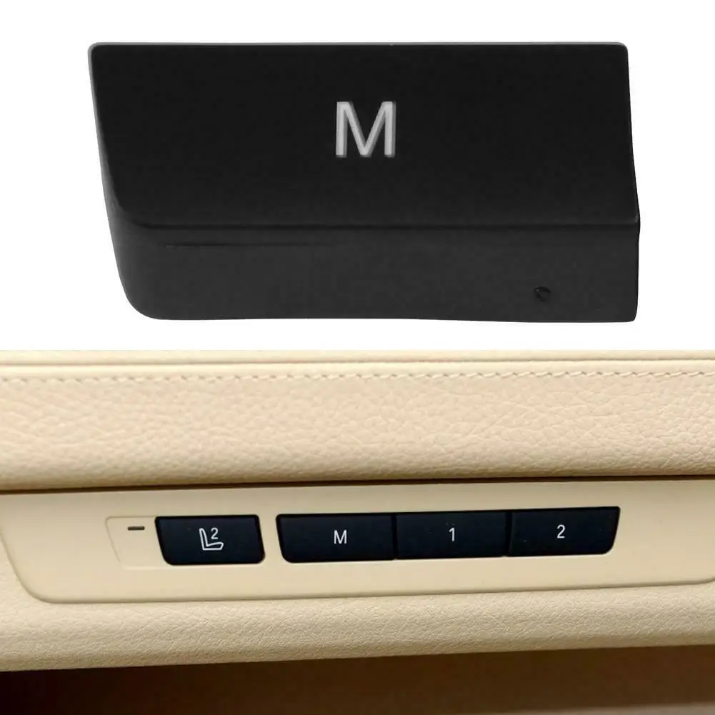 cheap Decor Trim Switch Button Cover Black Replacement ABS+PC Cap Interior Inner Auto For 2010 2016 series F10 Durable