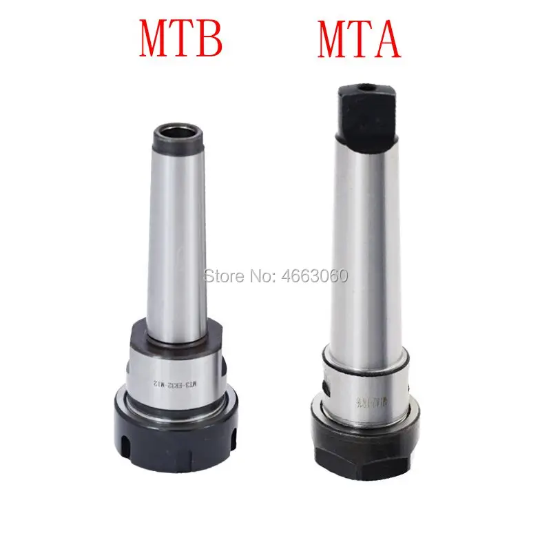 MTA2 ER20 Taper shank Flat tail Milling Collet Chuck MT2 Holder For CNC Lathe 1P